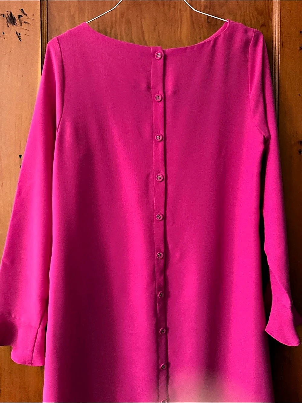 Banana Republic Button Front Blouse in Pink Size 10 Like New